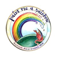 Paint Me A Rainbow - Autism Awareness WA Logo