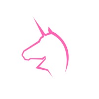 Pink Glitter Unicorn Logo