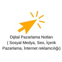 Dijital Pazarlama Notları( Sosyal Medya, Seo, İçerik Pazarlama, İnternet reklamcılığı) Logo