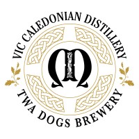 Victoria Caledonian Distillery & Twa Dogs Brewery Logo