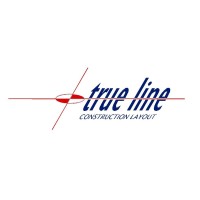 True Line Construction Layout Logo