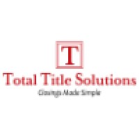 Total Title Solutions Logo