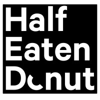 Half Eaten Donut Logo