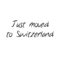 Just moved to Switzerland Logo