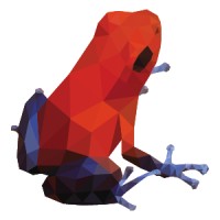 Blue Jeans Frog Vormgeving Logo