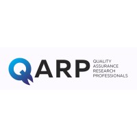 The QARP - Quality Assurance Research Professionals Logo