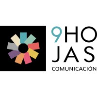 9 hojas Comunicación Logo