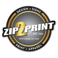 Zip2print Graphic Design & Apparel Logo