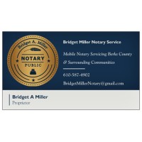 Bridget Miller Notary Service Logo