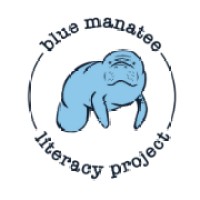 Blue Manatee Literacy Project Logo