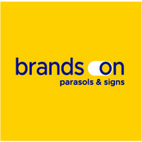 Brands On parasols & signs Logo