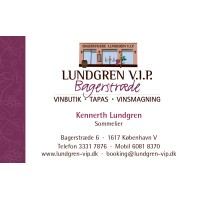Lundgren V.I.P. Bagerstræde Logo