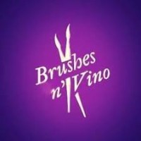 Brushes N Vino Logo