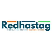 Redhastag 3D construction Logo