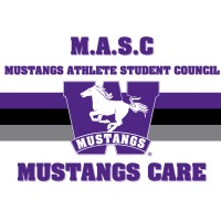 Mustangs Athlete Student Council & Mustangs Care Logo