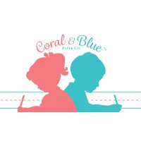 Coral & Blue Paper Co. Logo