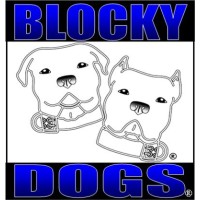 BLOCKY DOGS (R) Logo
