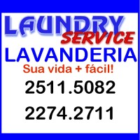 Laundry Service Lavanderia Logo