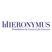 Hieronymus AG, Translations by Lawyers for Lawyers Logo