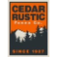 Cedar Rustic Fence Co Logo