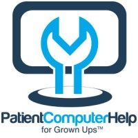 Patient Computer Help for Grown Ups Logo