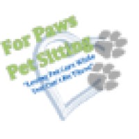 For Paws Pet Sitting Logo