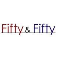 FIFTY & FIFTY Hunting and Outsourcing Logo