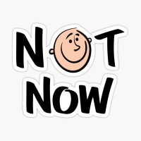 not now Logo
