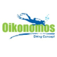 Oikonomos Diving Concept Logo