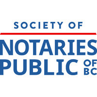 The Society of Notaries Public of British Columbia Logo