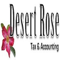 Desert Rose Tax & Accounting Logo