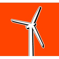 WE (Wind Energy) Design Logo