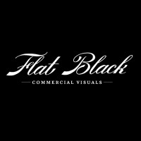 Flat Black Commercial Visuals Logo