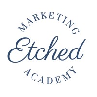 Etched Marketing Logo