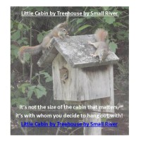 Little Cabin by Treehouse by Small River Logo