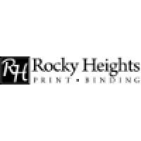 Rocky Heights Print and Binding Logo