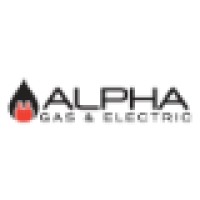 Alpha Gas and Electric Logo