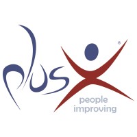 Plus X Improving People Logo