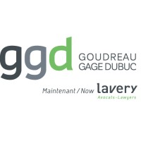 Goudreau Gage Dubuc maintenant/now Lavery Avocats Logo