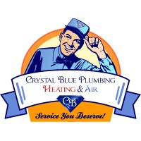 Crystal Blue Plumbing, Heating & Air Logo