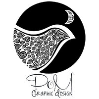 Pom Graphic Design Logo