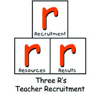 Three Rs Teacher Recruitment Logo