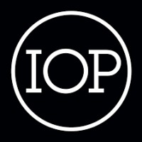 Ink on paper IOP Logo