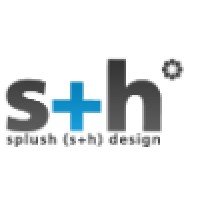 splush (s+h) design Logo