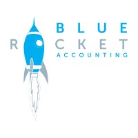 Blue Rocket Accounting Logo