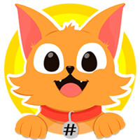 Hashcat - Rede Social para Gatos Logo