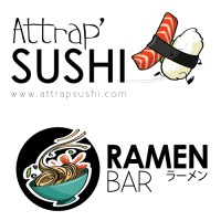 Attrap Sushi/ Ramen Bar/ suki Bar (SUSH-E SPRL) Logo