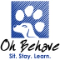 Oh Behave Dog Training Logo