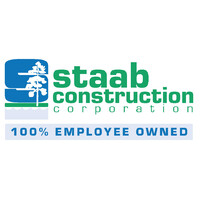 Staab Construction Corporation, a 100% Employee Owned Company Logo