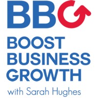 B2B Marketing Mastery with Sarah Hughes & Boost Business Growth Logo